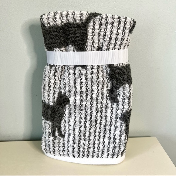 Set of 2 Deborah Connolly Designs Cat Silhouette Tip Towels - Picture 2 of 5